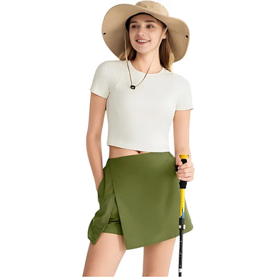 Jupe short randonnée femme