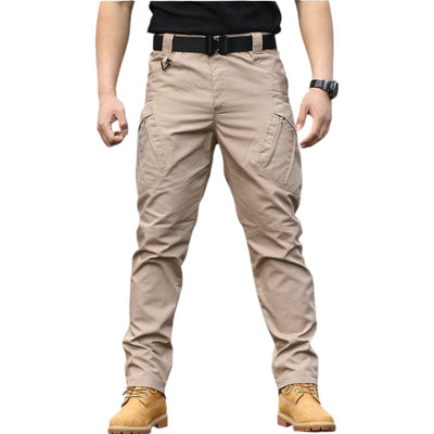 Khaki combat trousers