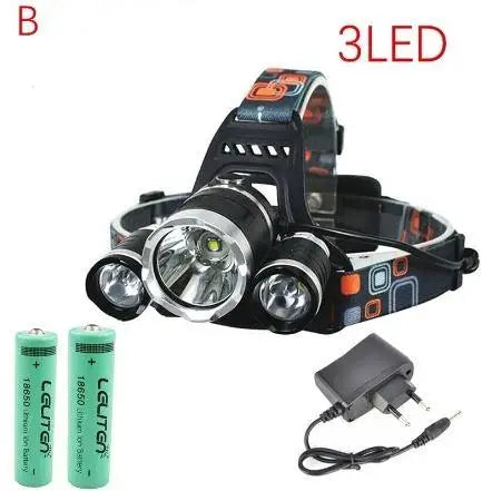 Lampe frontale rechargeable