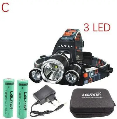 Lampe frontale rechargeable