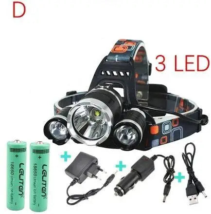 Lampe frontale rechargeable