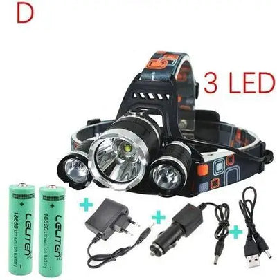 Lampe frontale rechargeable