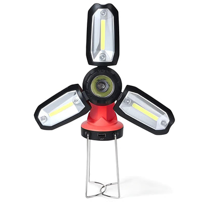 Lampe lanterne de camping pliable