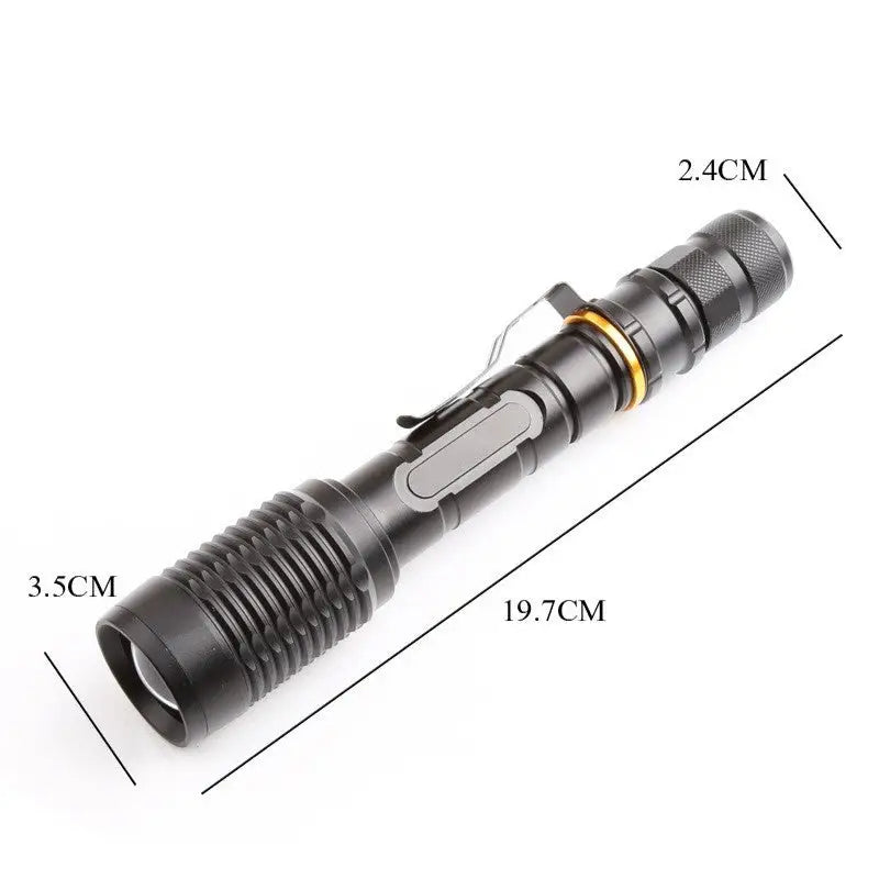 Lampe torche led rechargeable police
