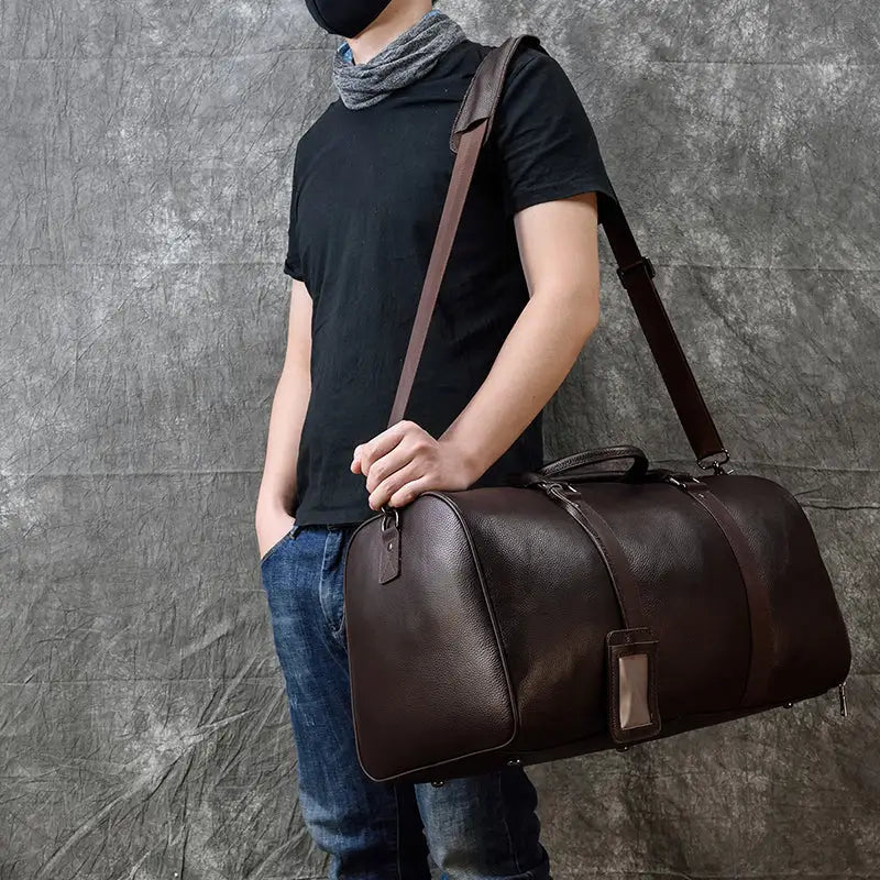 Leather Duffle Bags for Men