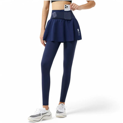 Legging jupe 2 en 1 femme sport randonnée