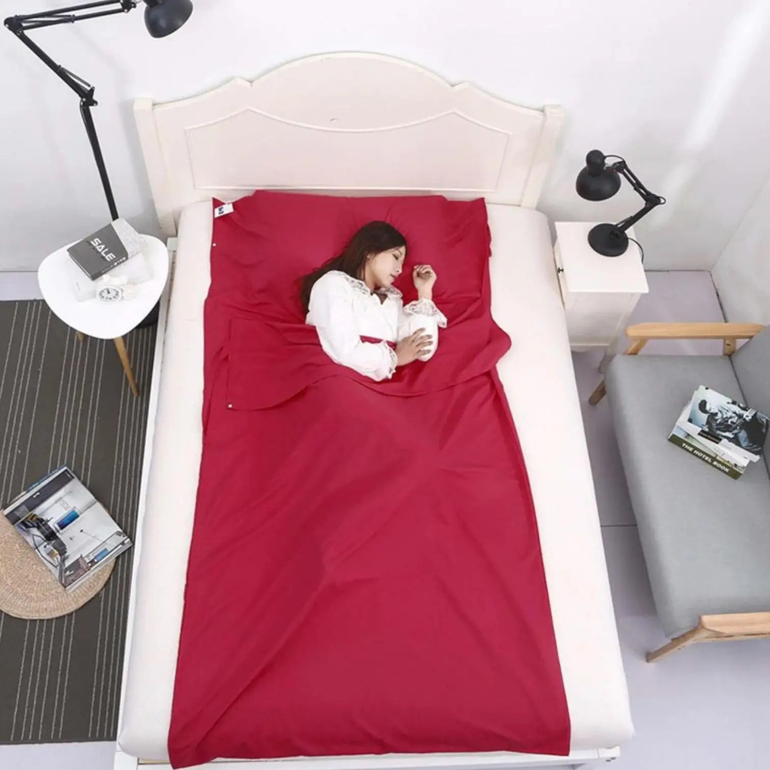 Lightweight Silk Sleeping Bag Liner