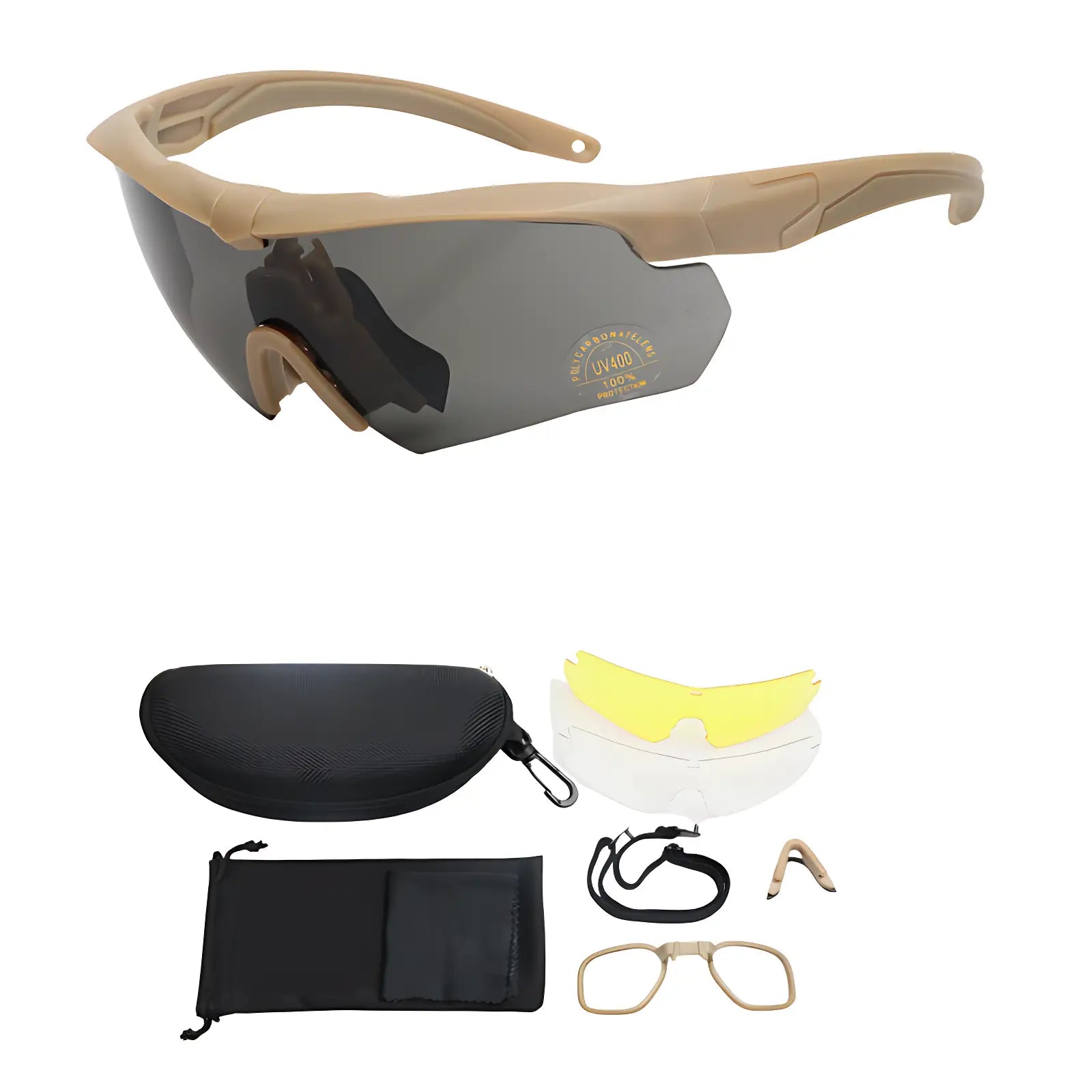 Lunette de soleil tactique militaire