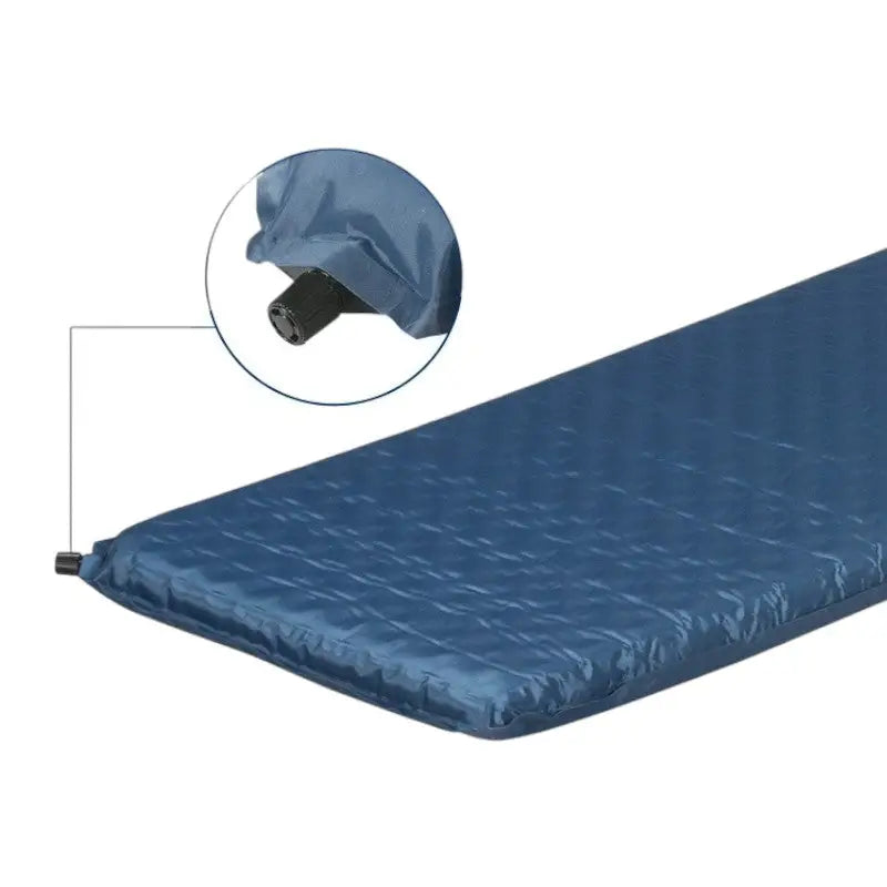 Matelas autogonflant bleu 185x51x5