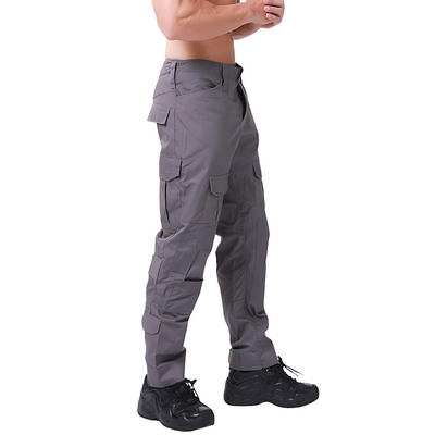 Mens army cargo pants with knee pads