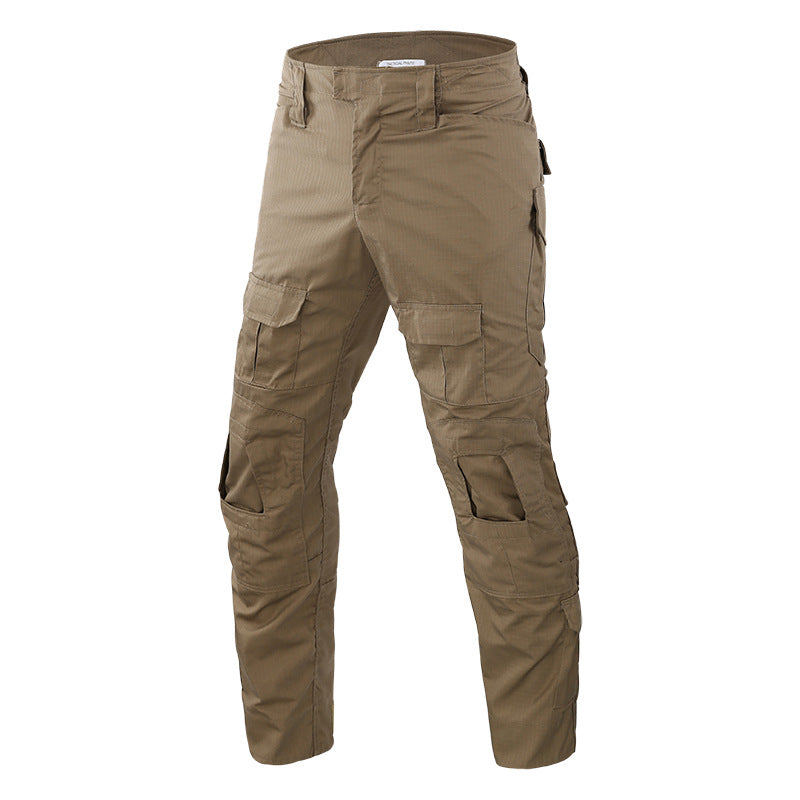 Mens army cargo pants with knee pads