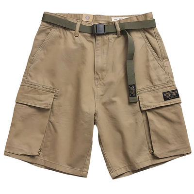 Men’s belted cargo shorts