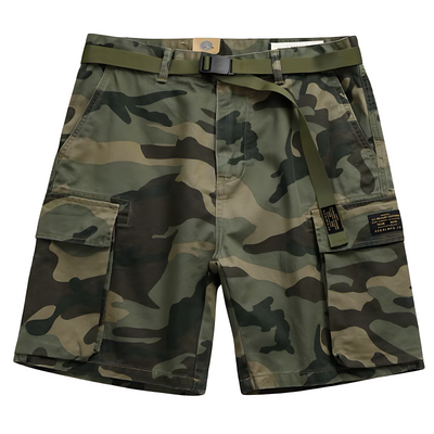 Men’s belted cargo shorts