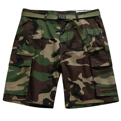 Men’s belted cargo shorts