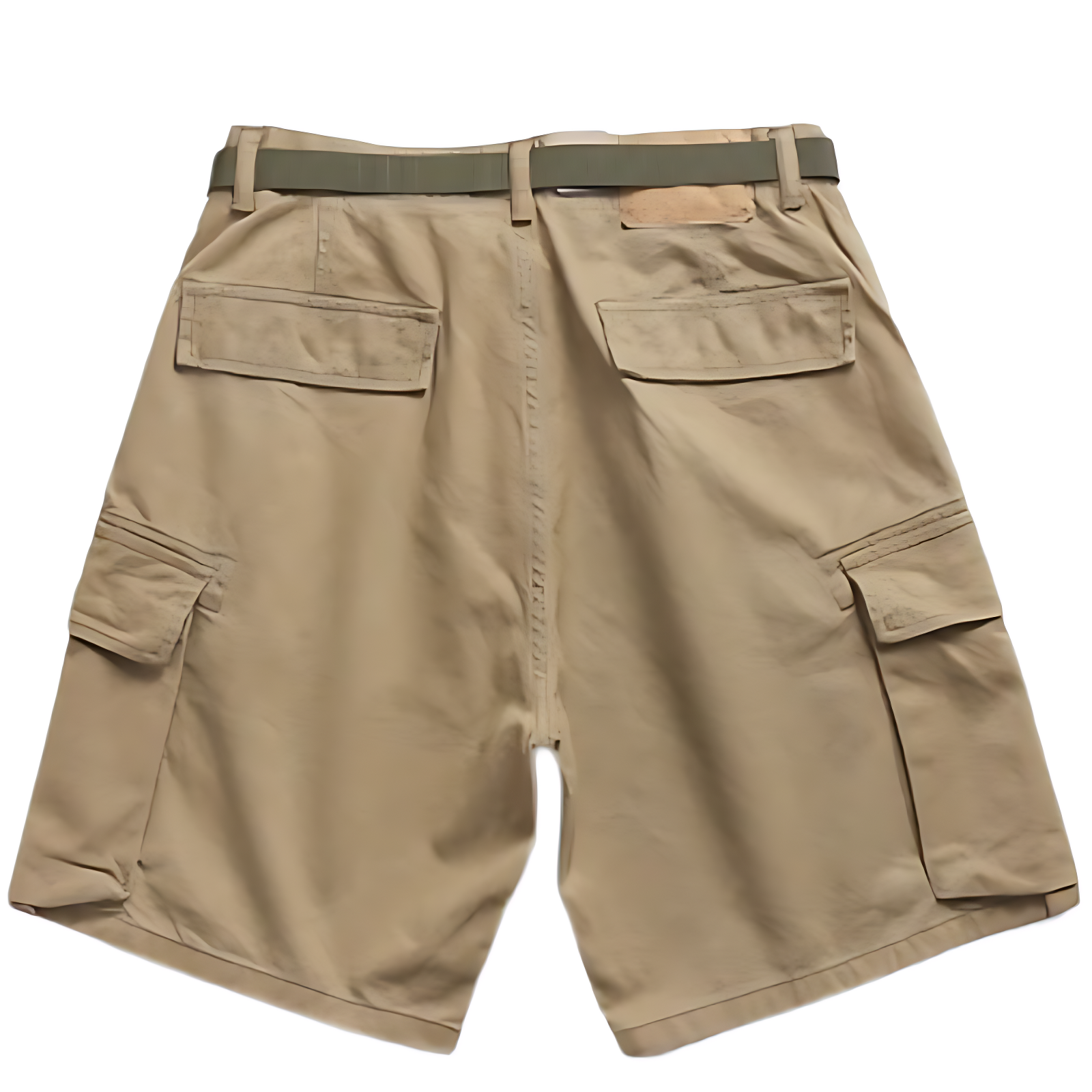 Men’s belted cargo shorts