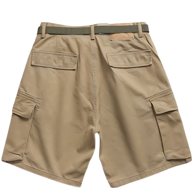 Men’s belted cargo shorts