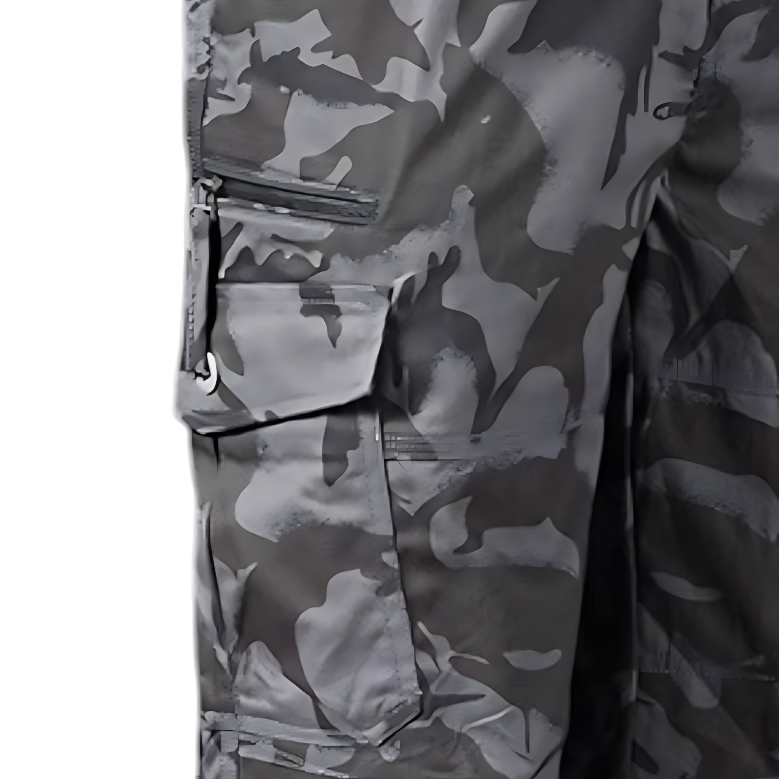 Mens Black Cargo Below The Knee Shorts