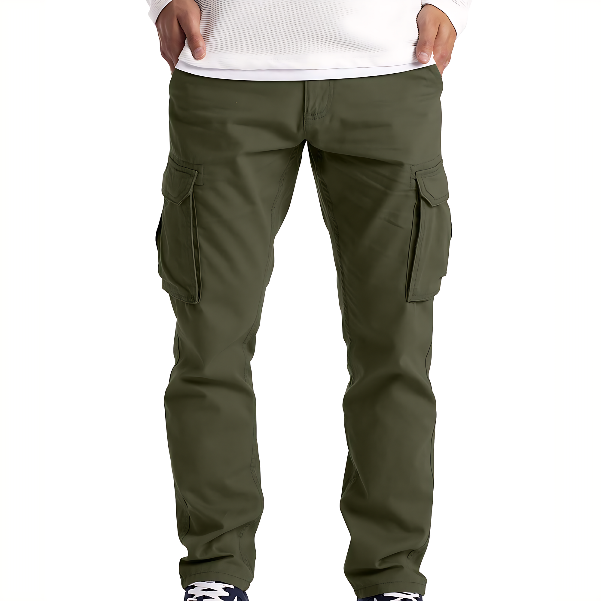 Mens cargo combat trousers