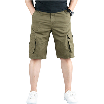 Mens cotton cargo shorts