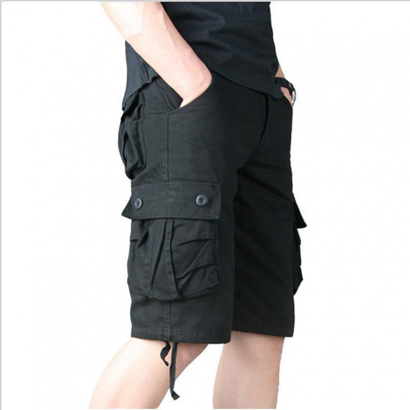 Mens cotton cargo shorts