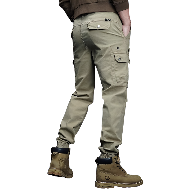 Men’s Elastic Military Cargo Pants