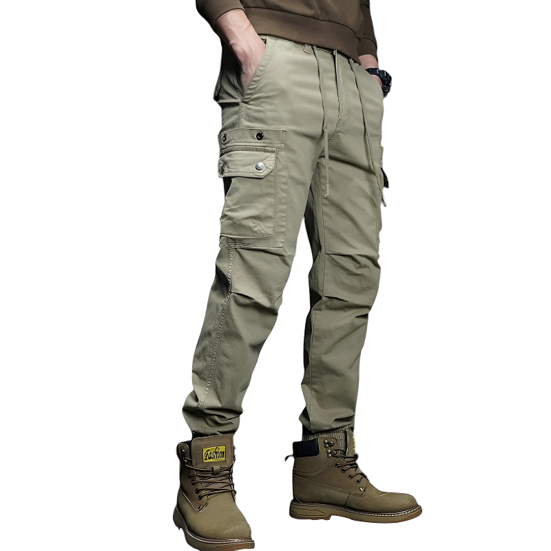 Men’s Elastic Military Cargo Pants