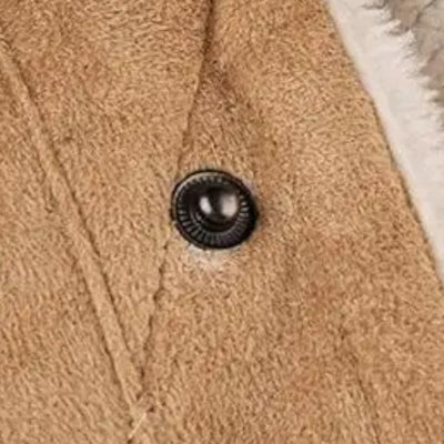 Men’s Faux Leather Military Jacket