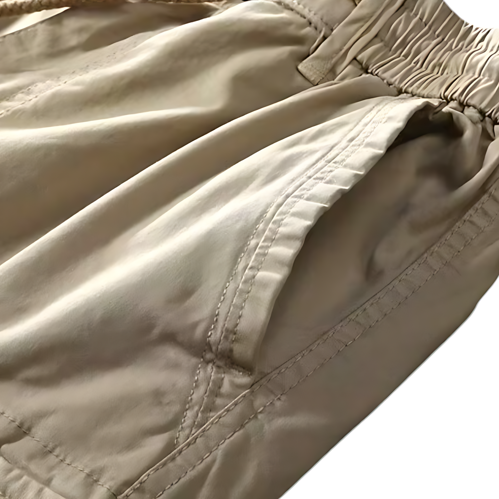 Mens khaki cargo shorts