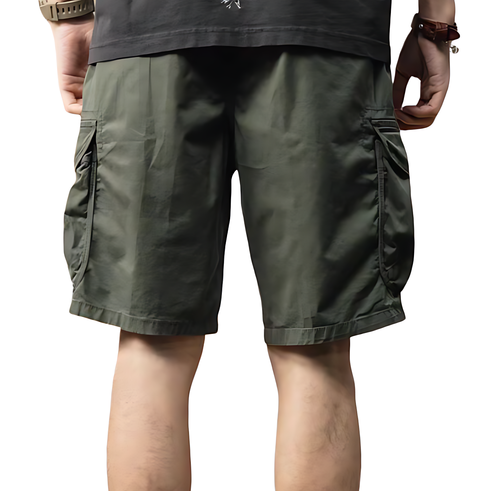 Mens lightweight cargo shorts