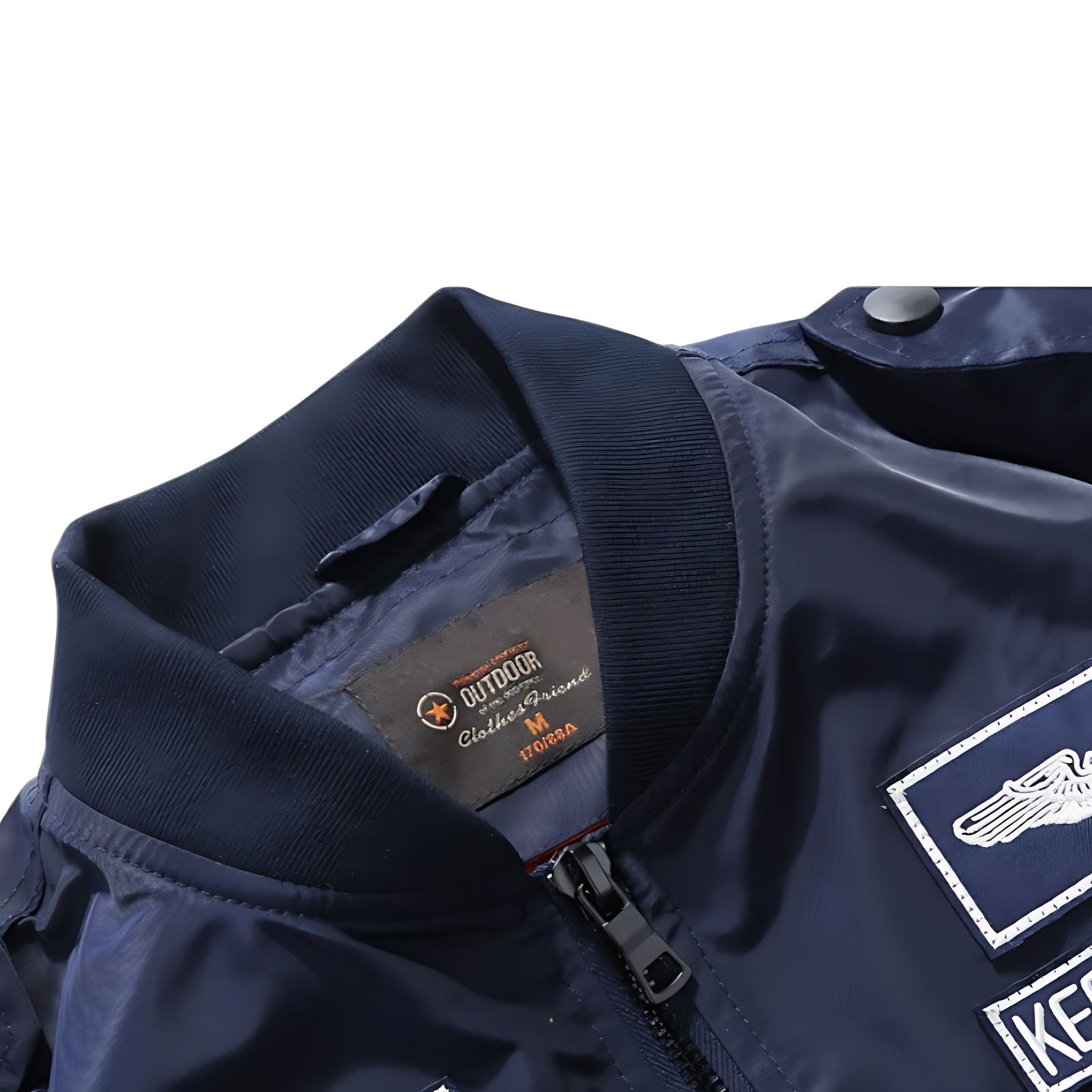 Mens military flight jacket