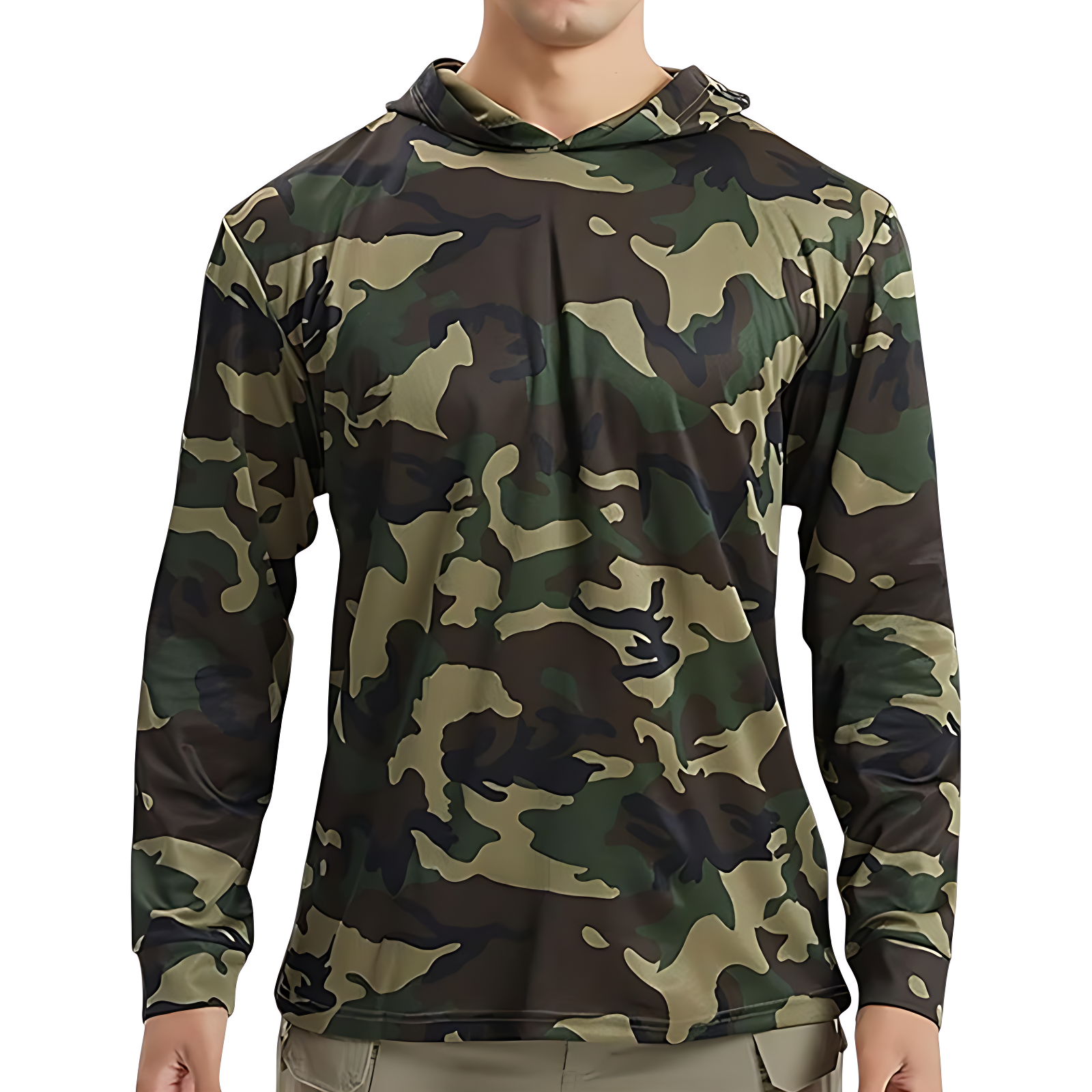 Men’s military hooded long sleeves