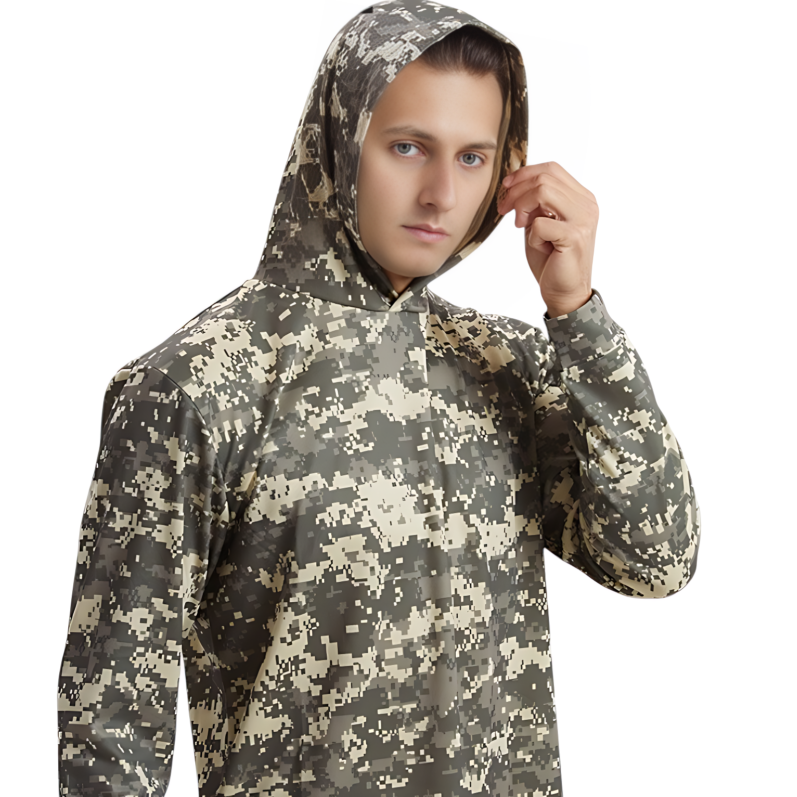 Men’s military hooded long sleeves