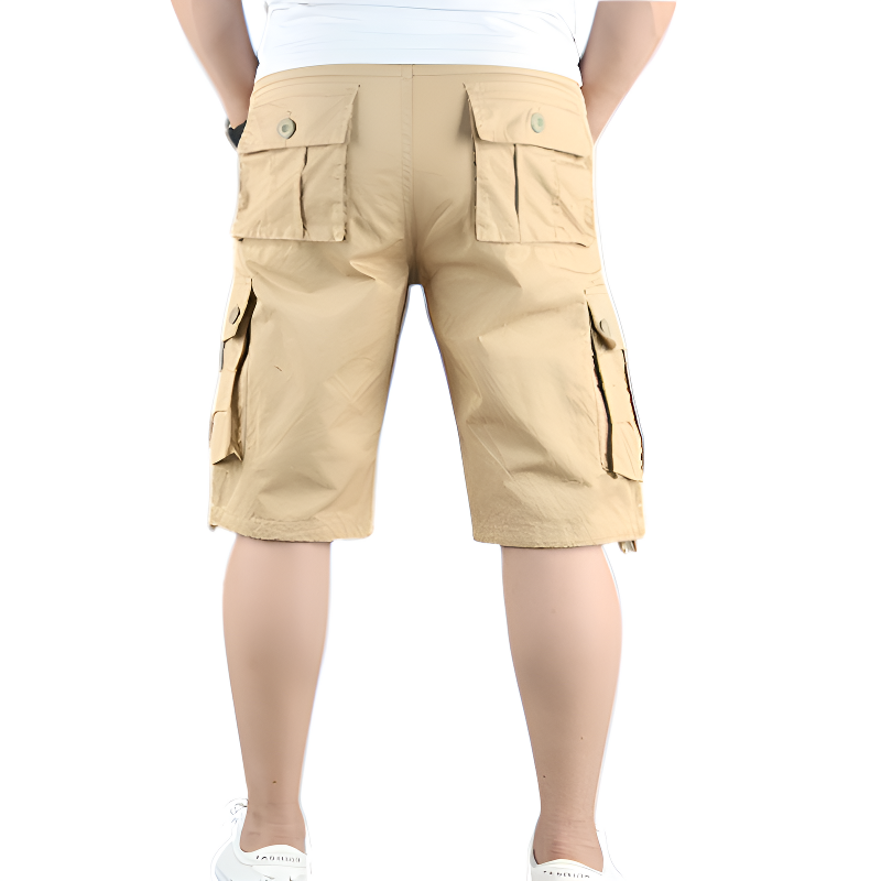 Mens multi pocket cargo shorts