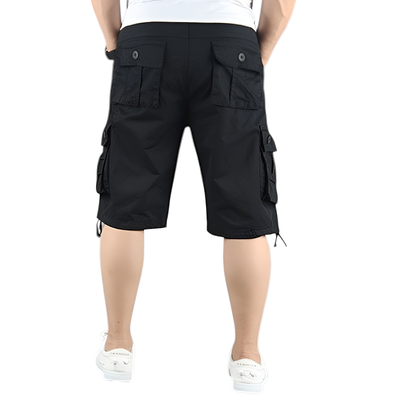 Mens multi pocket cargo shorts