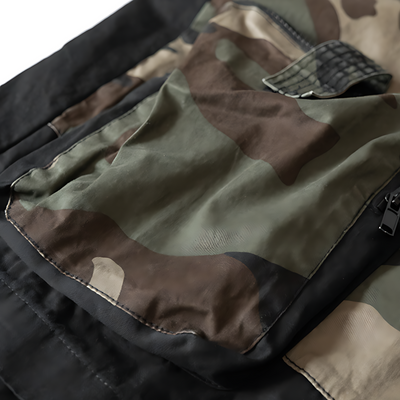 Men’s quick dry camo cargo shorts