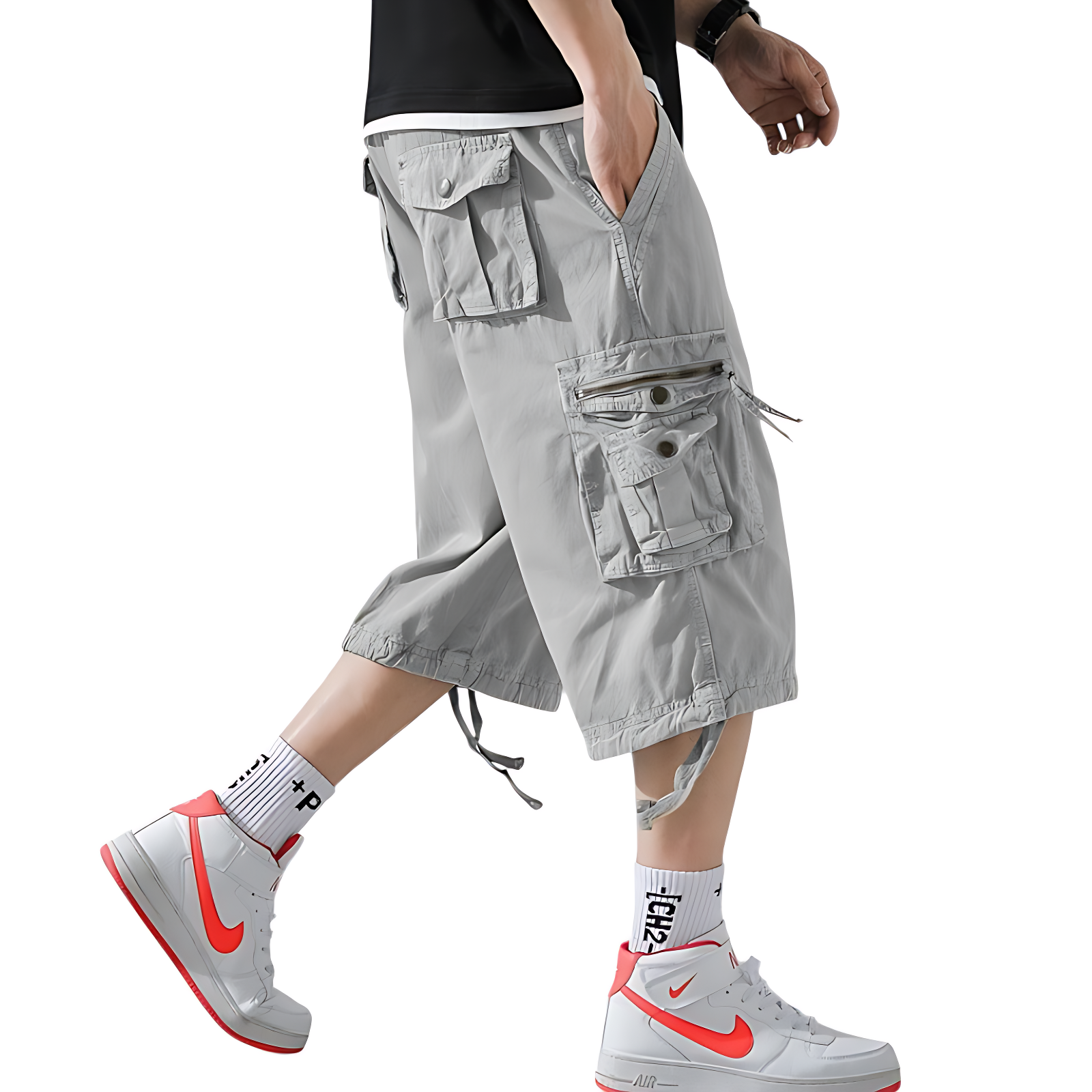 Men’s Retro Tactical Cargo Shorts