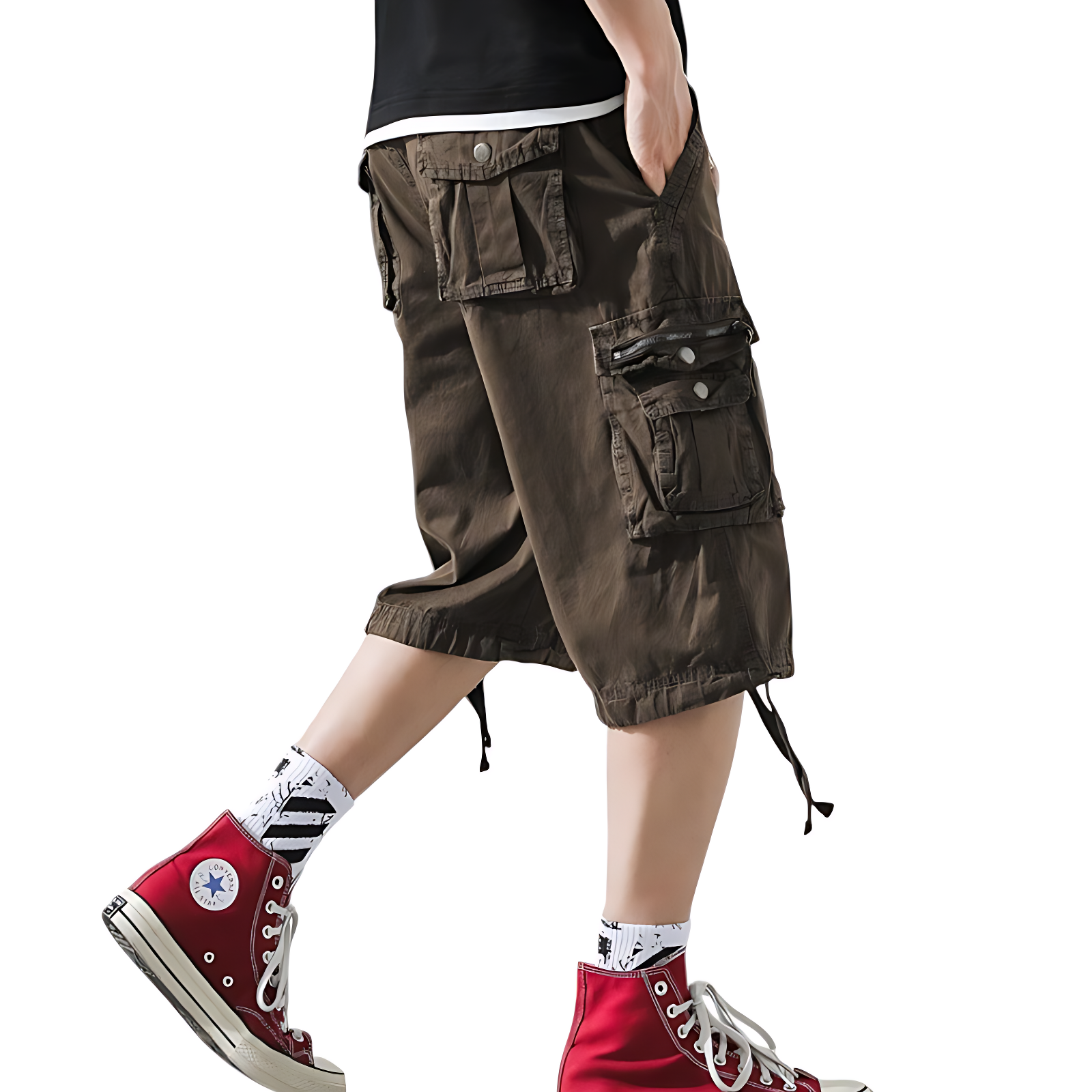 Men’s Retro Tactical Cargo Shorts