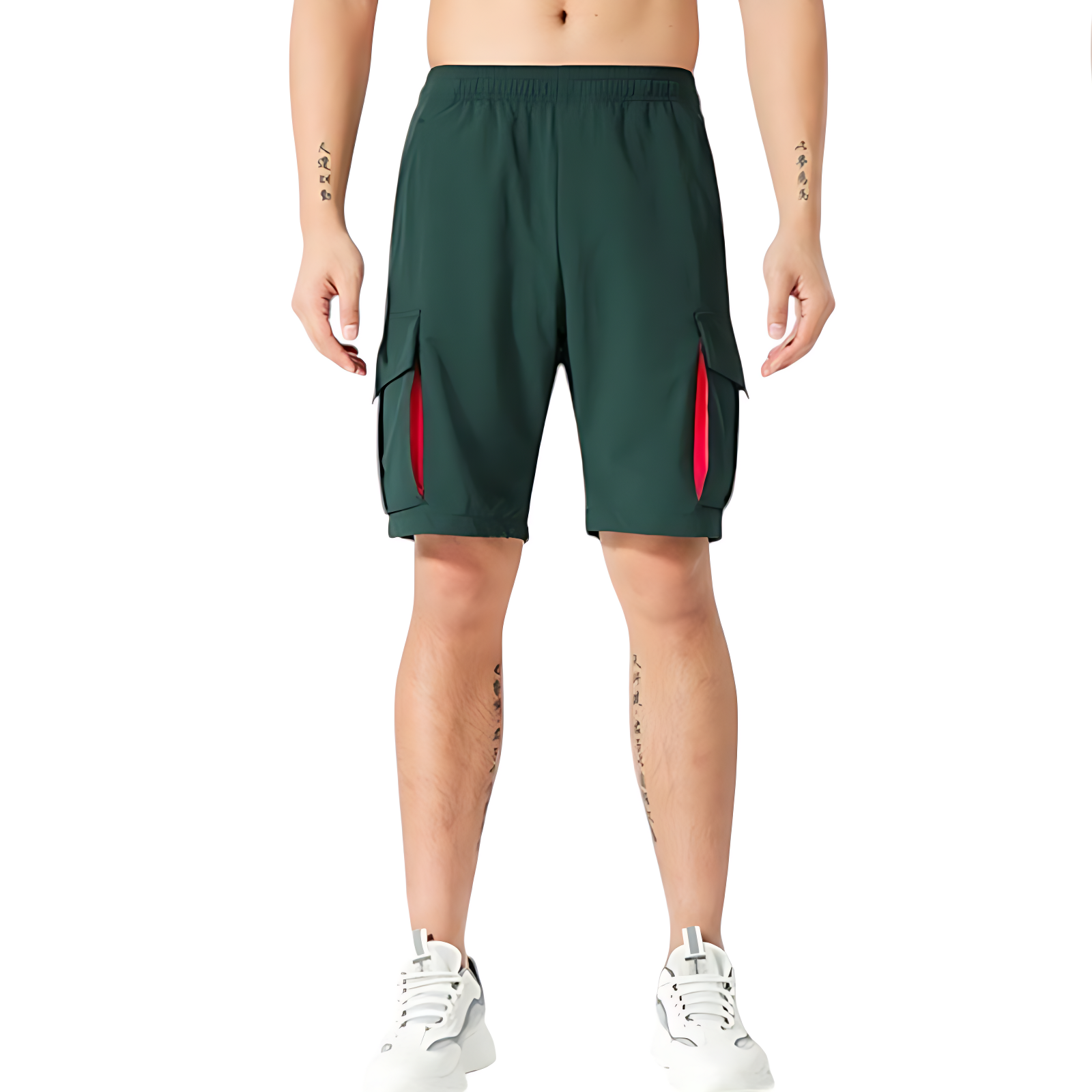 Mens summer cargo shorts