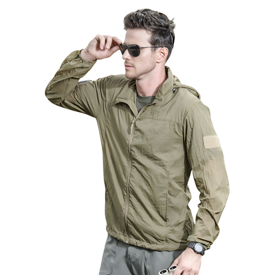 Mens Tactical Lightweight Waterproof Jacket