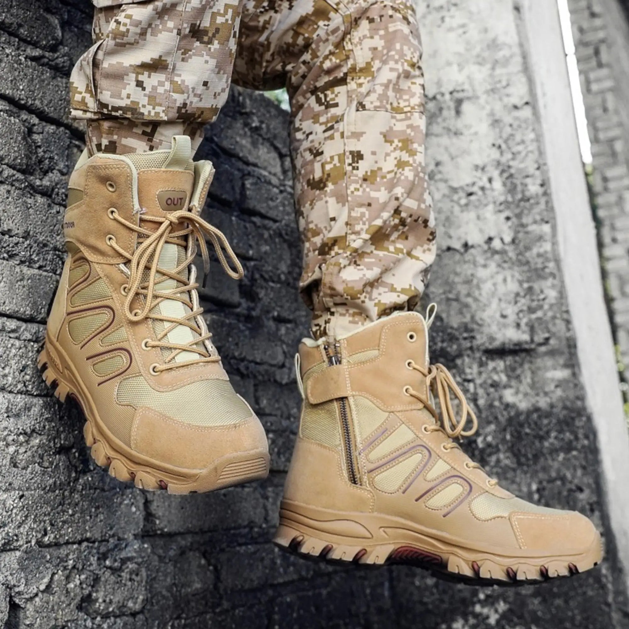 Mens tactical waterproof boots