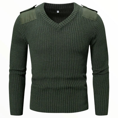 Men’s v neck fleece jumper
