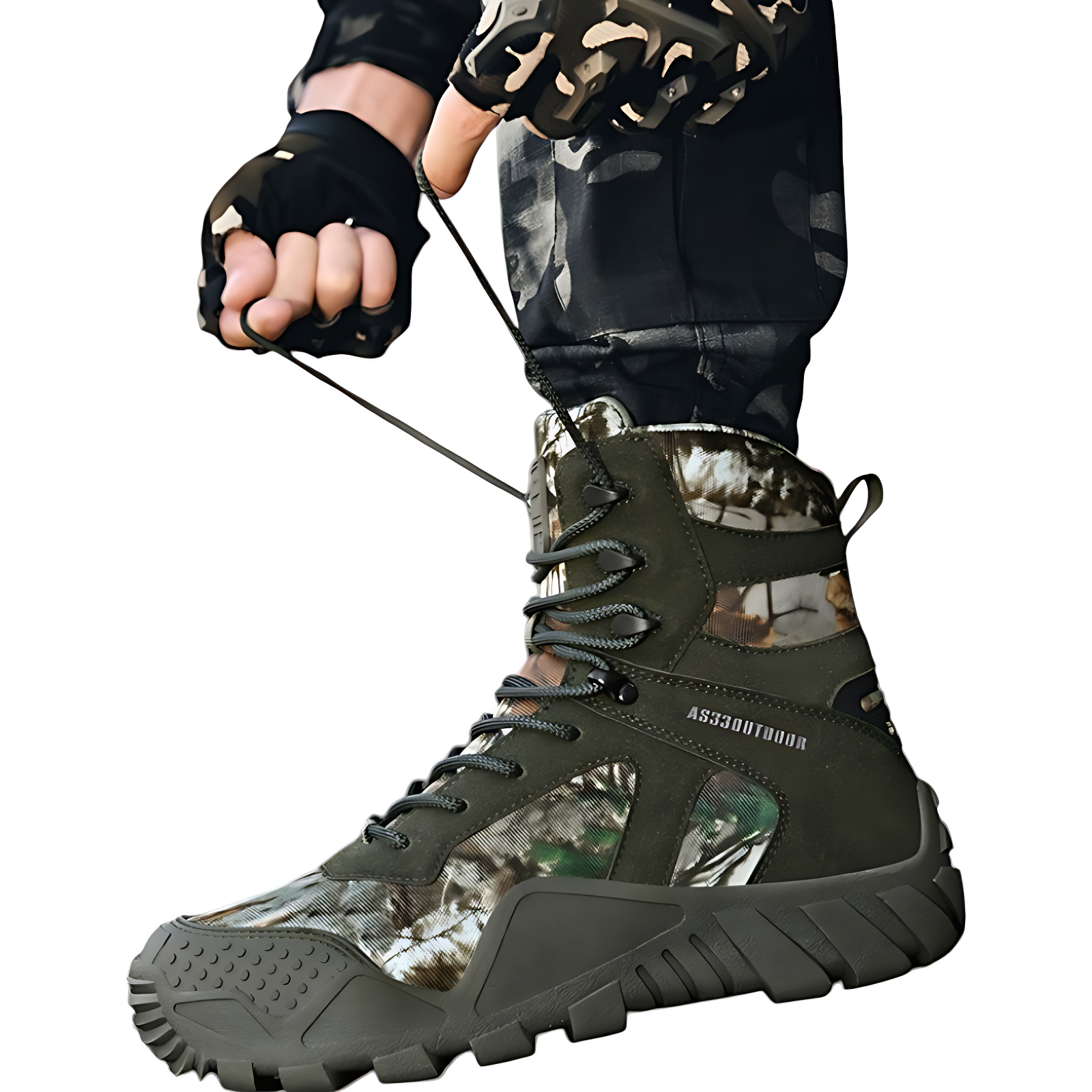 Mid cut tactical boots