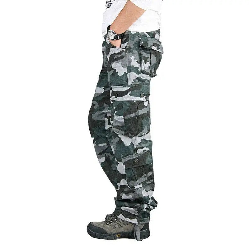 Military Cargo Camo Combat Pants