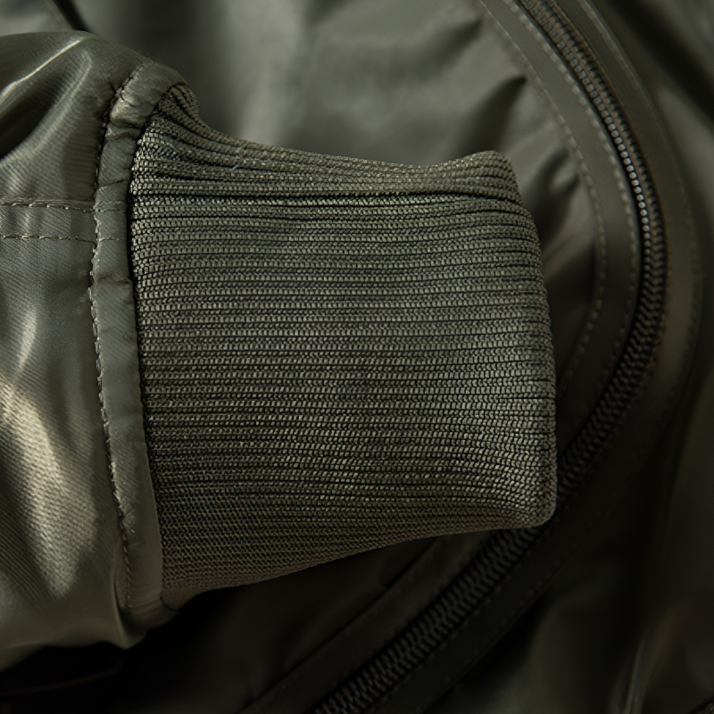 Military flight bomber jacket