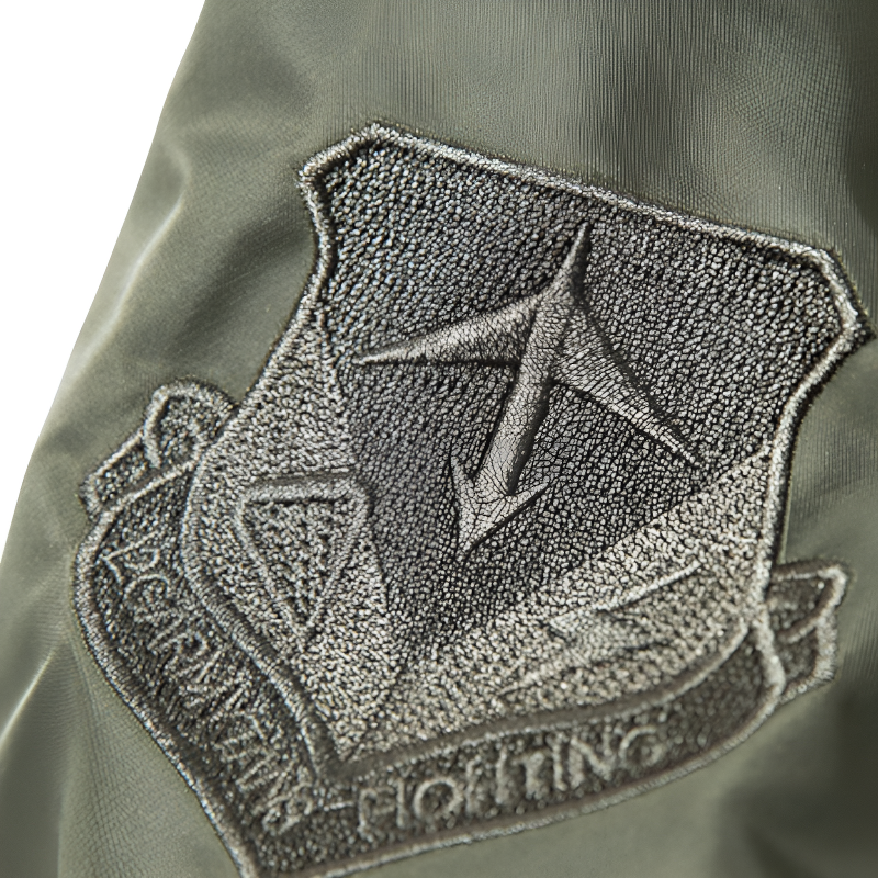 Military flight bomber jacket
