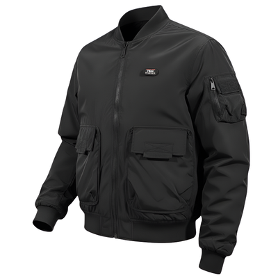 Military flight jacket multipocket
