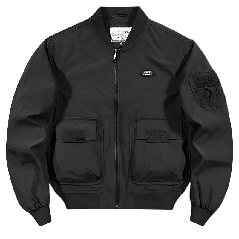 Military flight jacket multipocket