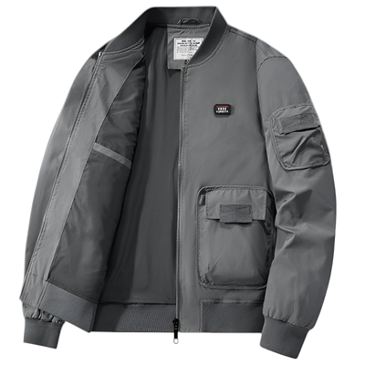 Military flight jacket multipocket