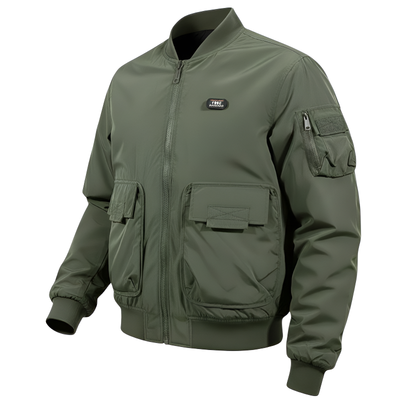 Military flight jacket multipocket