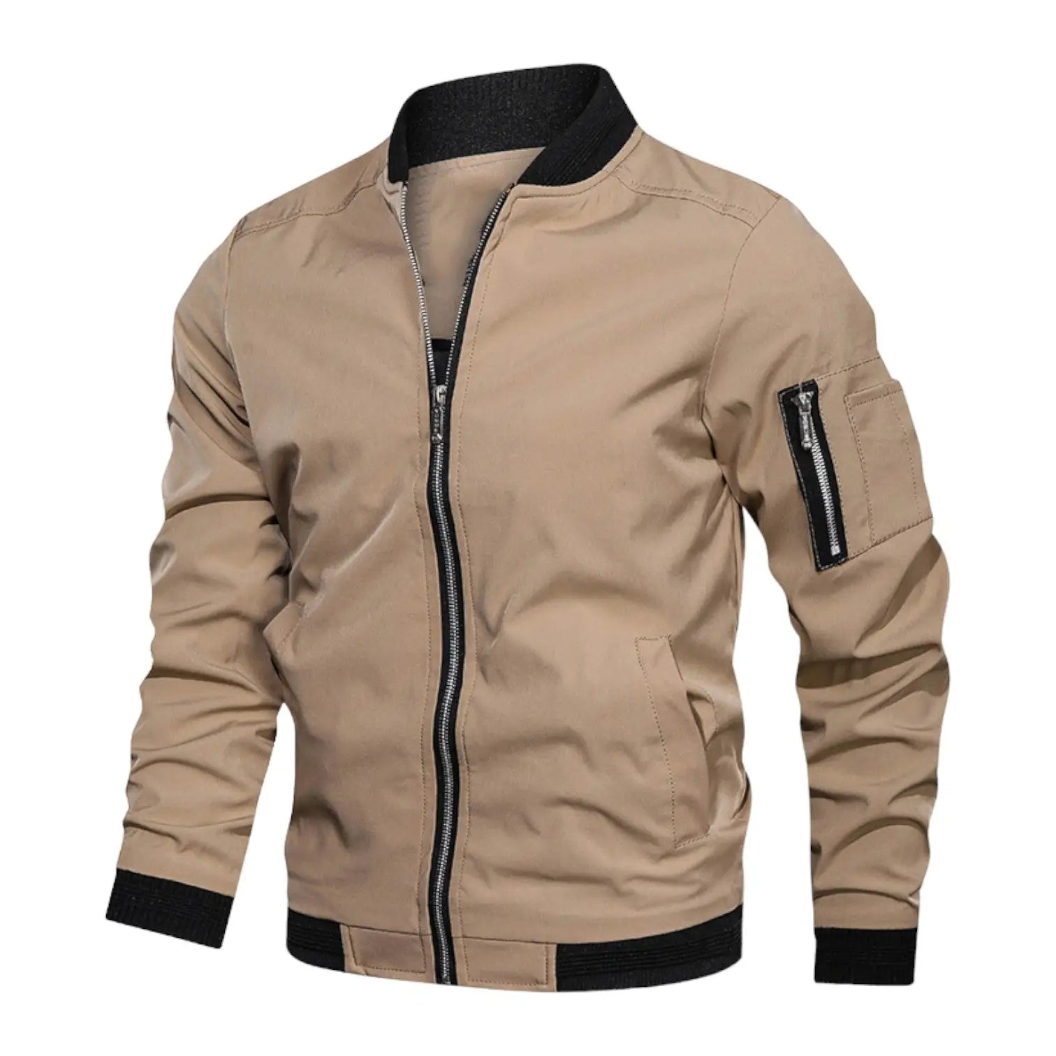 Military Green Bomber Jacket